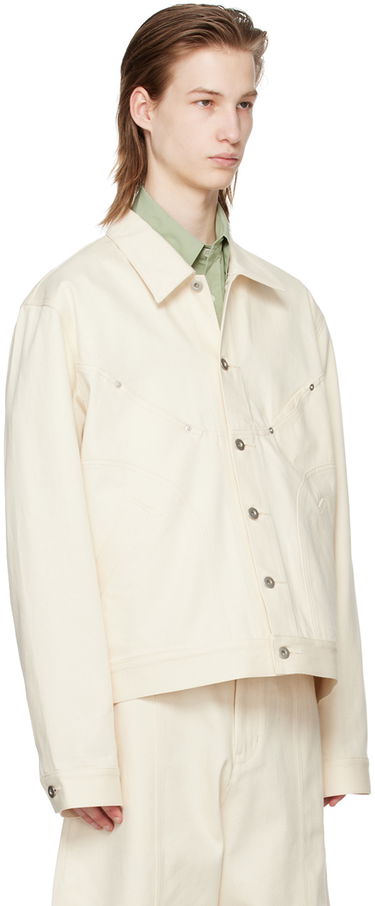 Jakke sage NATION Sage Nation Jiji Denim Jacket Beige | S084, 1