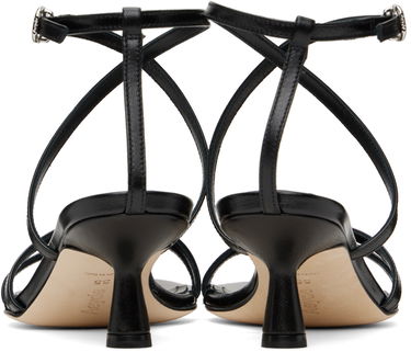 Tilbehør Aeyde Aeyde Maeve Leather Heeled Sandals Sort | A11-HS-PRAR55ST156-SS25-800-007, 1