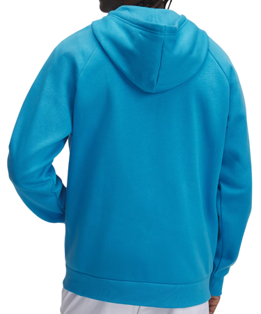 Sweatshirt Under Armour Rival Fleece Full-Zip Hoodie Blå | 1379767-452, 2