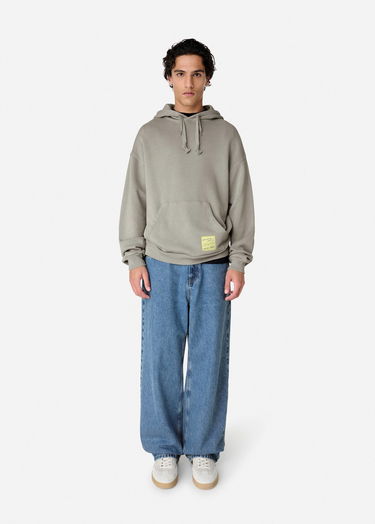 Sweatshirt AXEL ARIGATO Washed Patch Hoodie Grøn | A2993002, 4