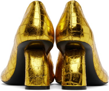 Sneakers og sko Dries Van Noten Dries Van Noten Square Toe Heels Metalisk | WS251-1551-208, 1