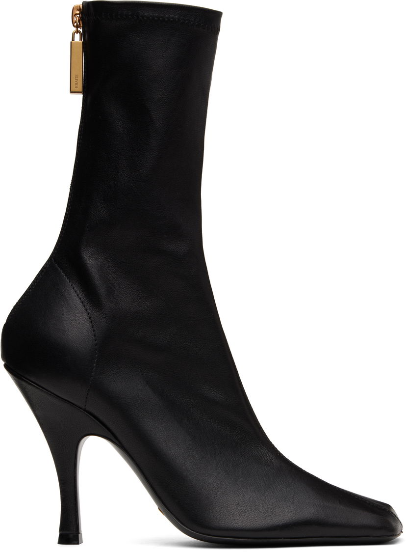 Sneakers og sko Khaite KHAITE Eva Mid Calf Boots Sort | F1097-836