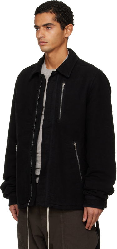 Jakke Rick Owens Rick Owens DRKSHDW Concealed Zipfront Jacket Sort | DU02E7775 BMO, 3