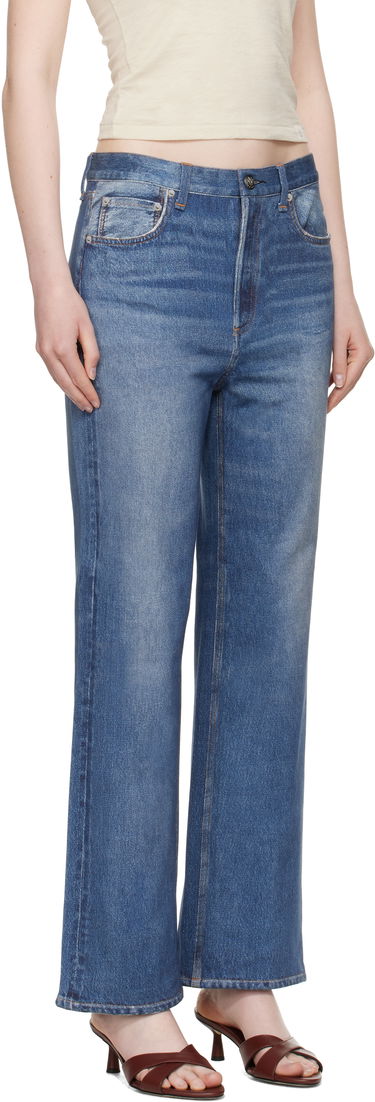 Jeans rag & bone rag & bone Miramar Terry Shea Ankle-Length Jeans Blå | WCW25S70008200, 4