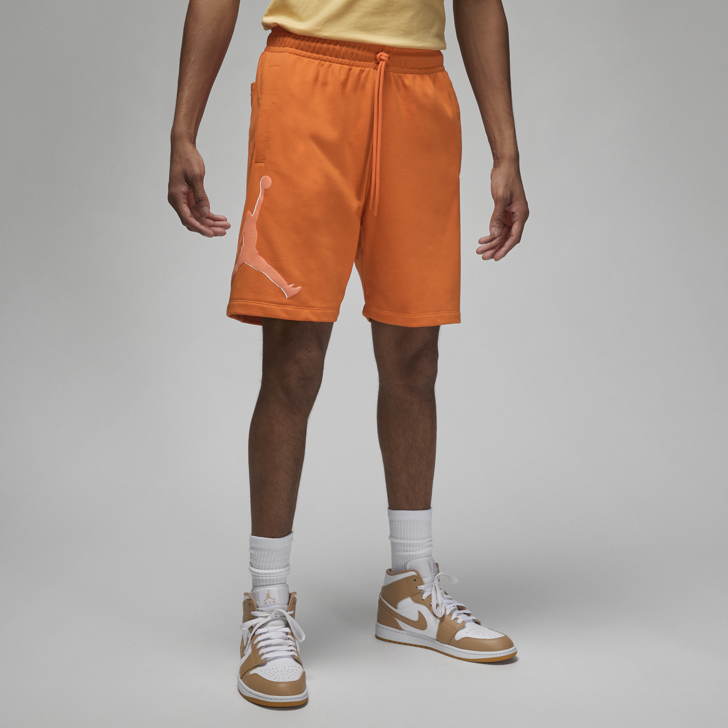 Shorts Jordan Essentials Fleece Shorts Orange | DX9667-847, 0