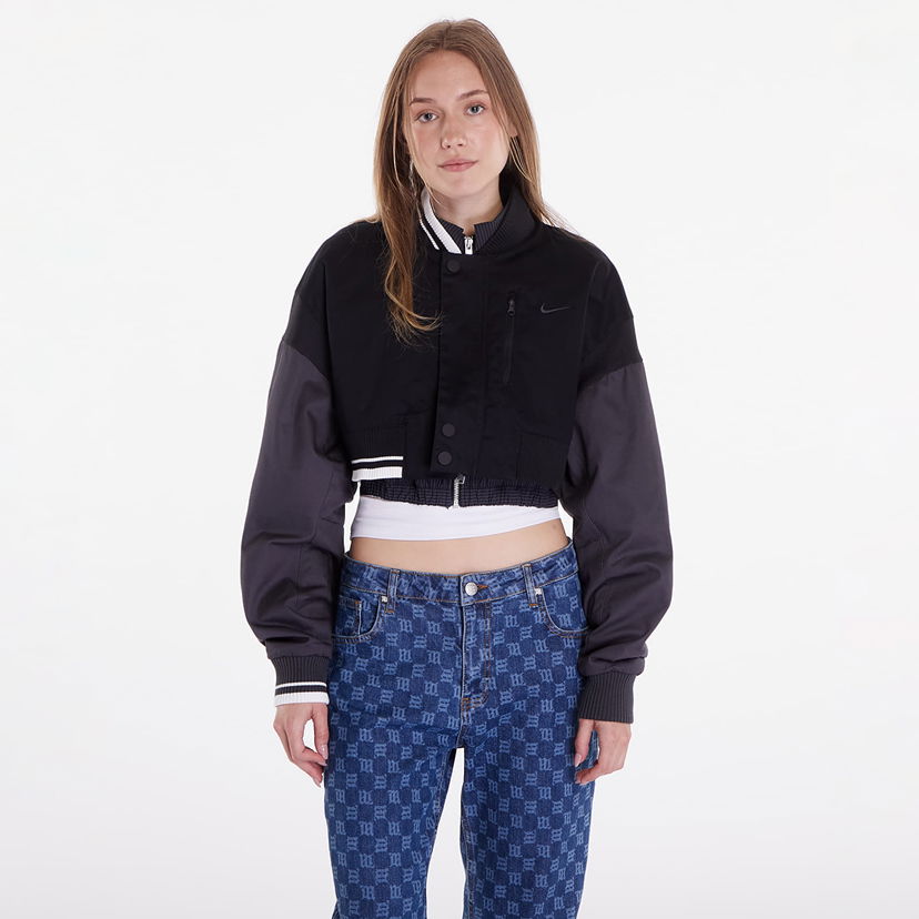 Bomberjakke Nike Sportswear Canvas Destroyer Jacket Sort | FN2314-010