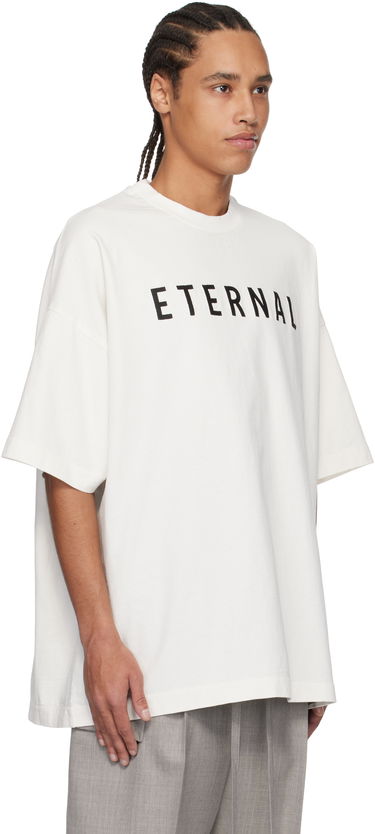 T-shirt Fear of God Fear of God Eternal Jersey T-Shirt Hvid | FGE250-5101HWJ, 4
