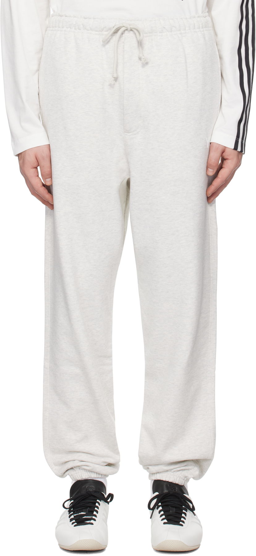 Joggingbukser Y-3 Y-3 French Terry Sweatpants Hvid | JM7873
