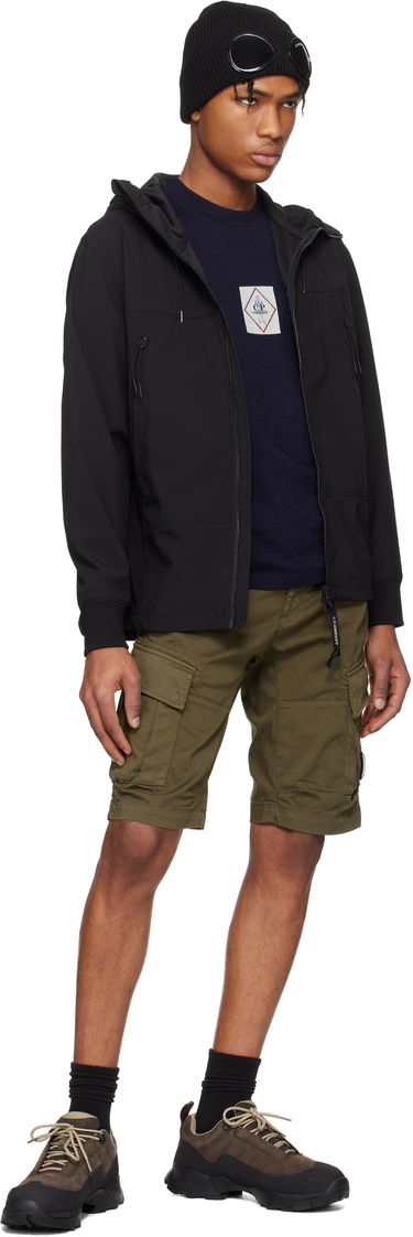 Vindjakke C.P. Company C.P. Company Shell-R Goggle Jacket Sort | 18CMOW001A-005968A, 4