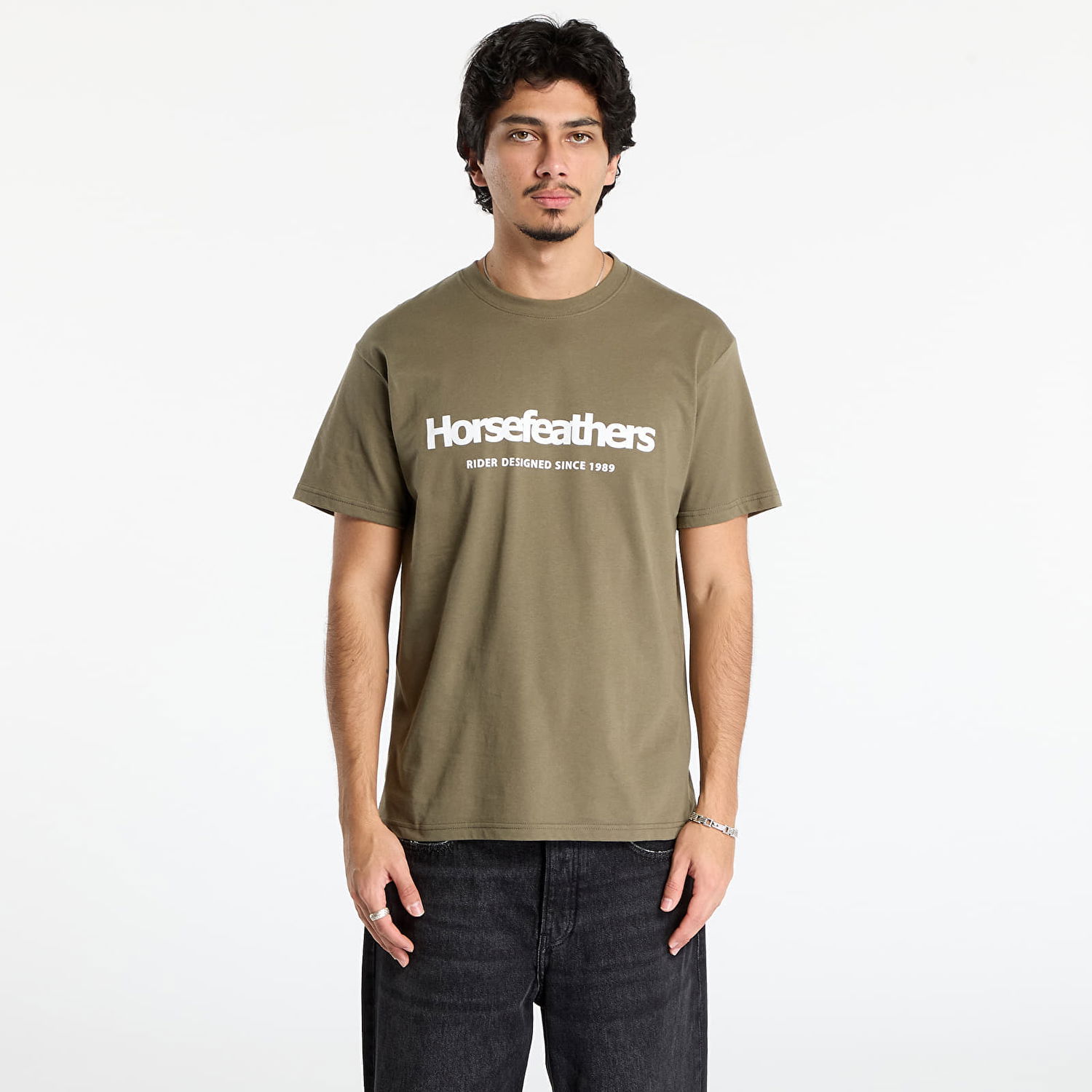 T-shirt Horsefeathers Quarter T-Shirt Grøn | SM1379D, 0