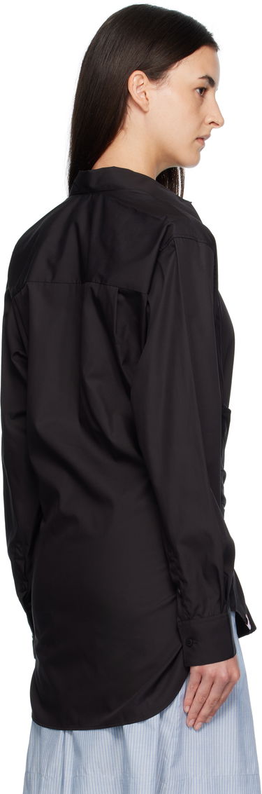 Skjorte Charles Jeffrey Loverboy Charles Jeffrey LOVERBOY Hug Tie-Waist Shirt Sort | 52070401, 2