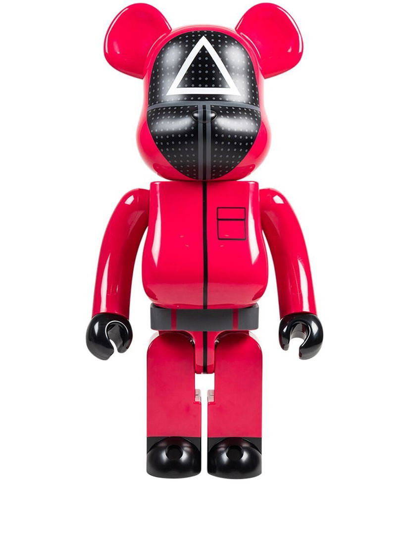Collectible Medicom Toy Squid Game Guard BE@RBRICK figure - Red Rød | MEDI015620141693