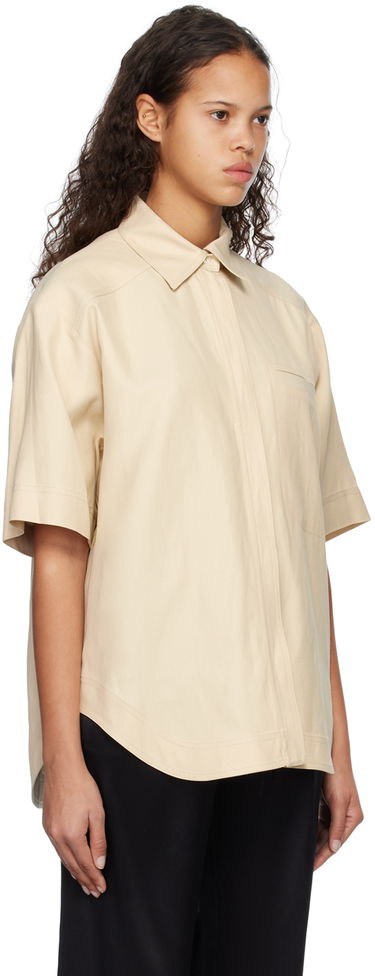 Skjorte Loulou de Saison Loulou de Saison Moheli Short Sleeve Shirt Sort | MOHELI, 4