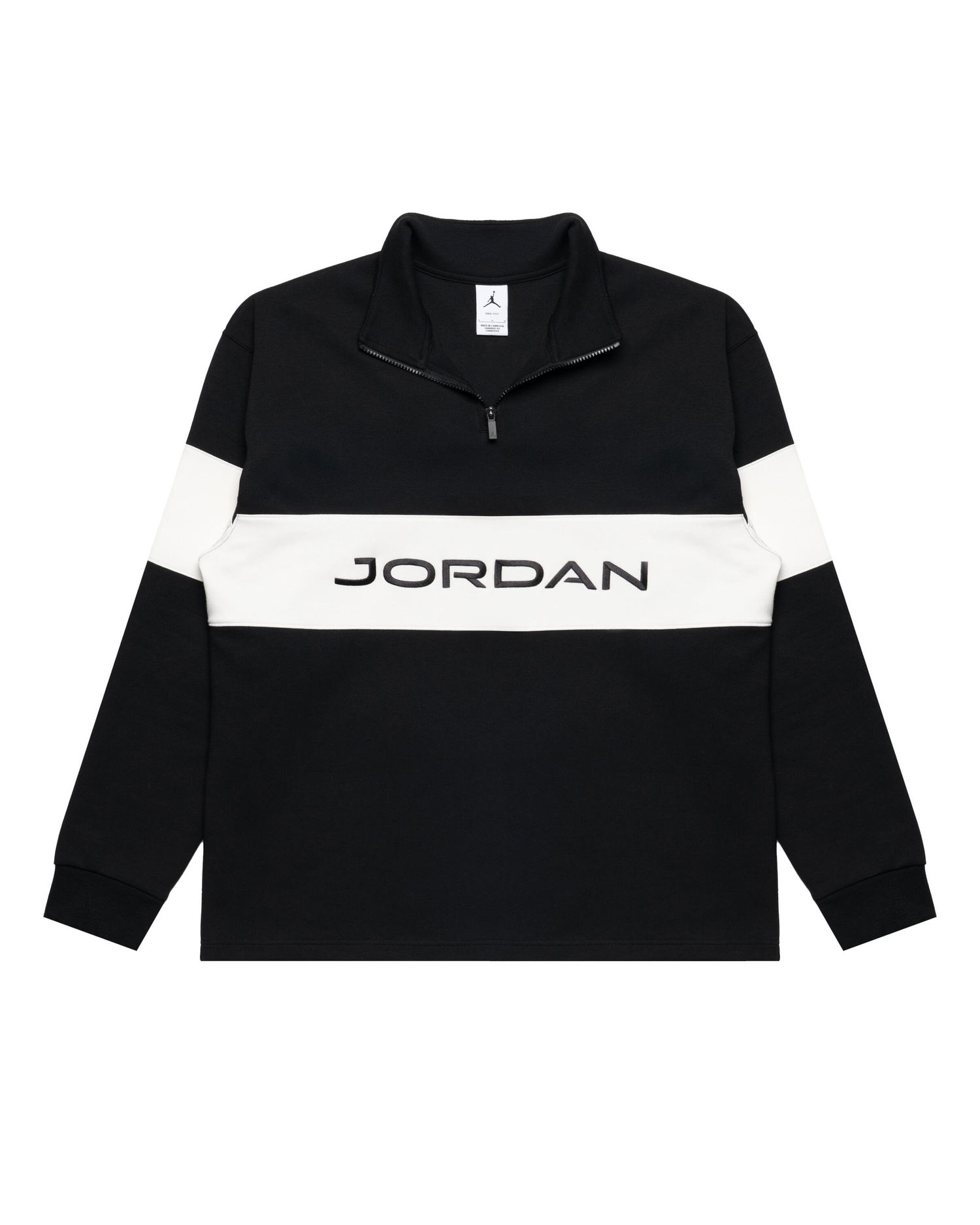 Sweatshirt Jordan Golf Half Zip Dry-FIT Striped Pullover Sort | HF9919-010, 0