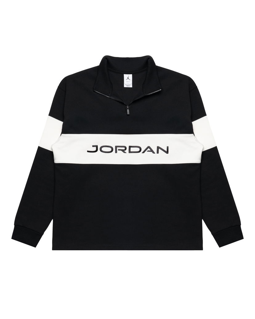 Sweatshirt Jordan Golf Half Zip Dry-FIT Striped Pullover Sort | HF9919-010