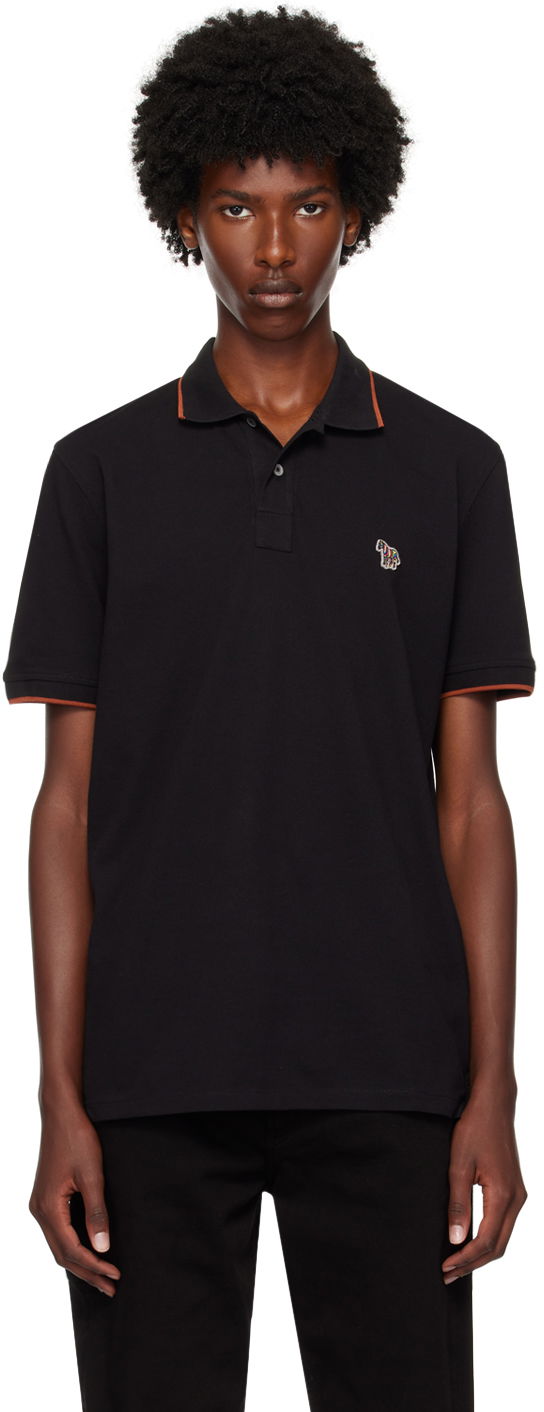 Polo skjorte Paul Smith PS Paul Smith Zebra Polo Sort | M2R-151LZ-N21580-79