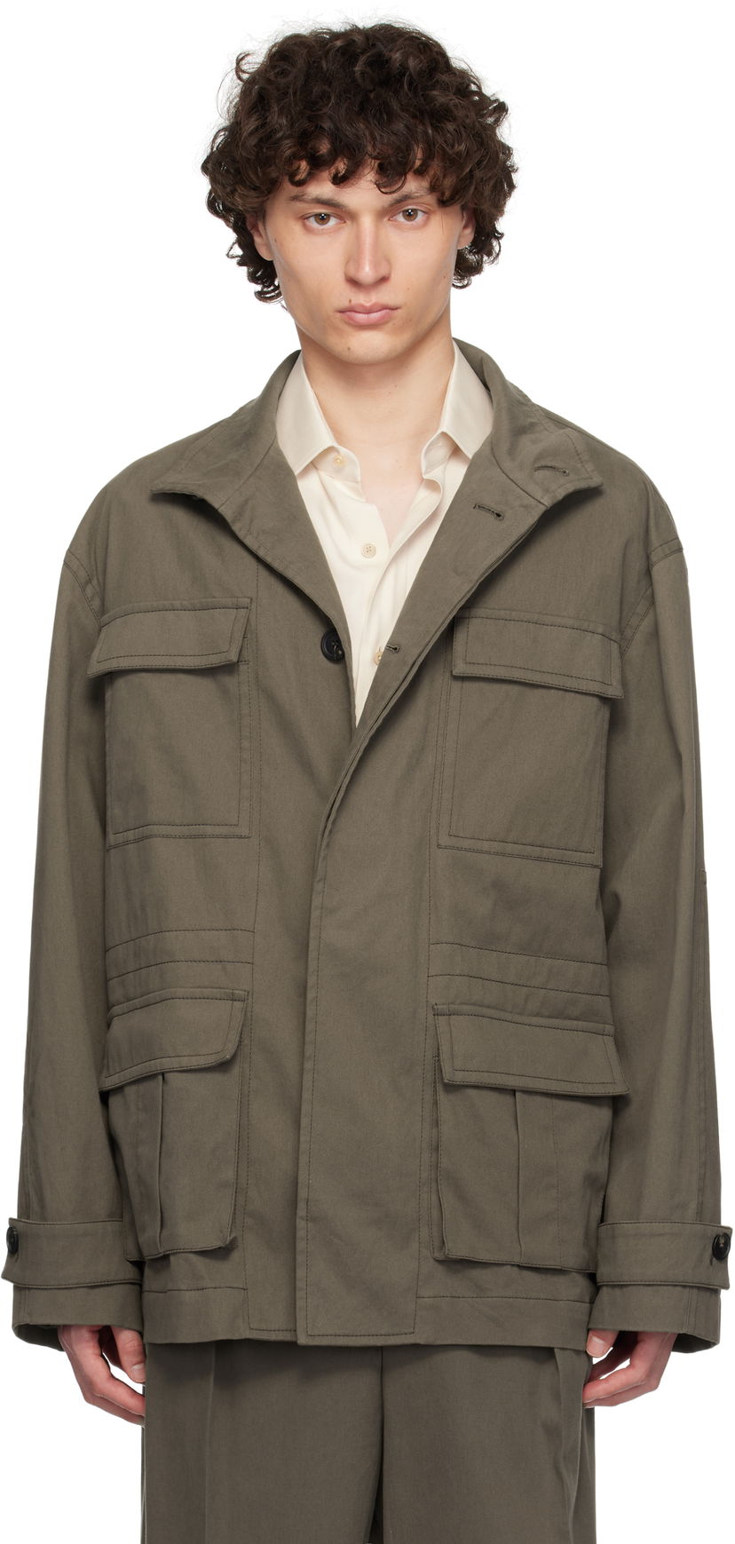 Jakke FERRAGAMO Ferragamo Saharan Jacket Grøn | 782553