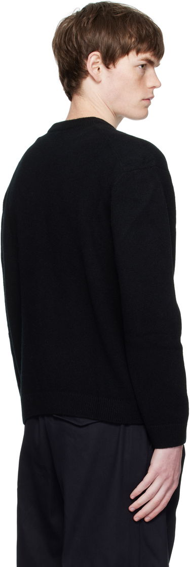 Sweater MAISON KITSUNÉ Maison Kitsuné Fox Head Lambswool Sweater Sort | PM00803KT1006, 2