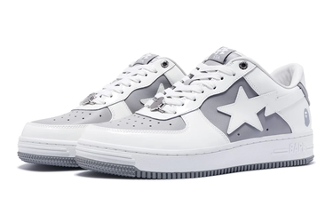 Sneakers og sko BAPE Bape Sta #6 M2 Grey/White Hvid | 0ZXSHM191328M-GRY, 1