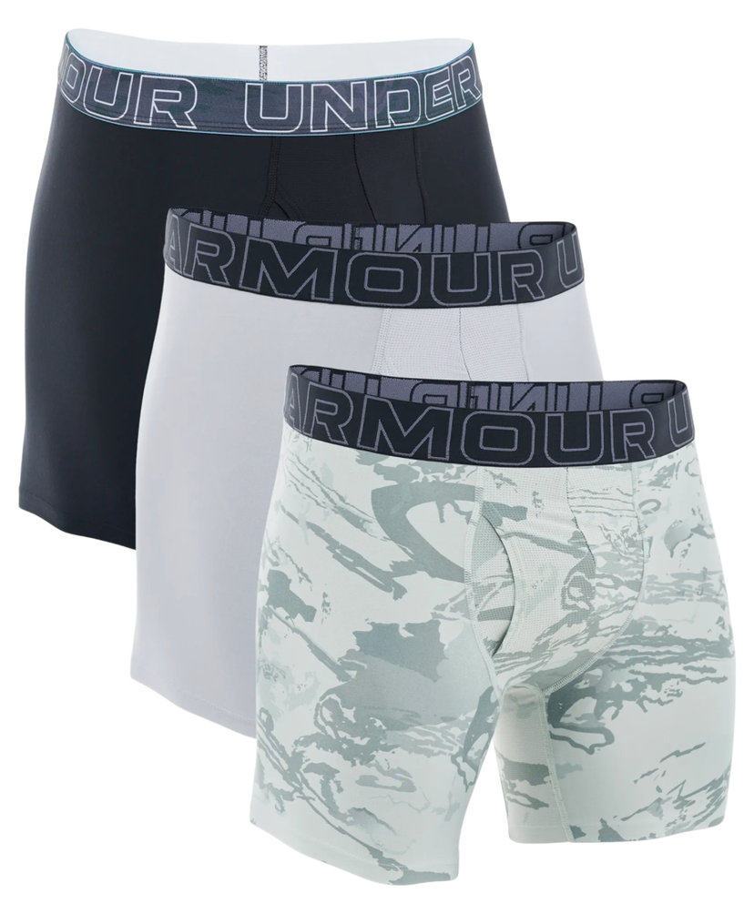 Boksere Under Armour Under Armour UA Perf Tech Nov 6in Boxer Briefs - 3 Pack Flerfarvet | 1383879-377