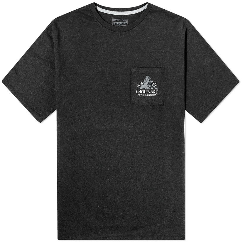 T-shirt Patagonia Chouinard Crest Pocket Responsibili-Tee Sort | 37770I-NBK