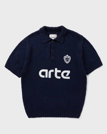 Polo skjorte Arte Antwerp Football Short Sleeve Polo Knit Mørkeblå | AW25-157K-400, 0