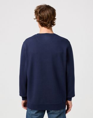 Sweater Wrangler Wrangler Sign Off Crew Sweatshirt Mørkeblå | 112350534:XXL, 1