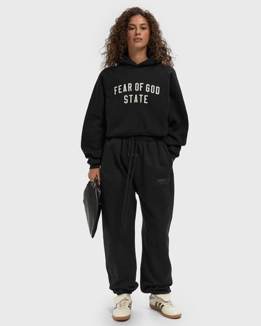 Sweatshirt Fear of God Fleece Raglan Hoodie Sort | 192SP257820FW-861, 2