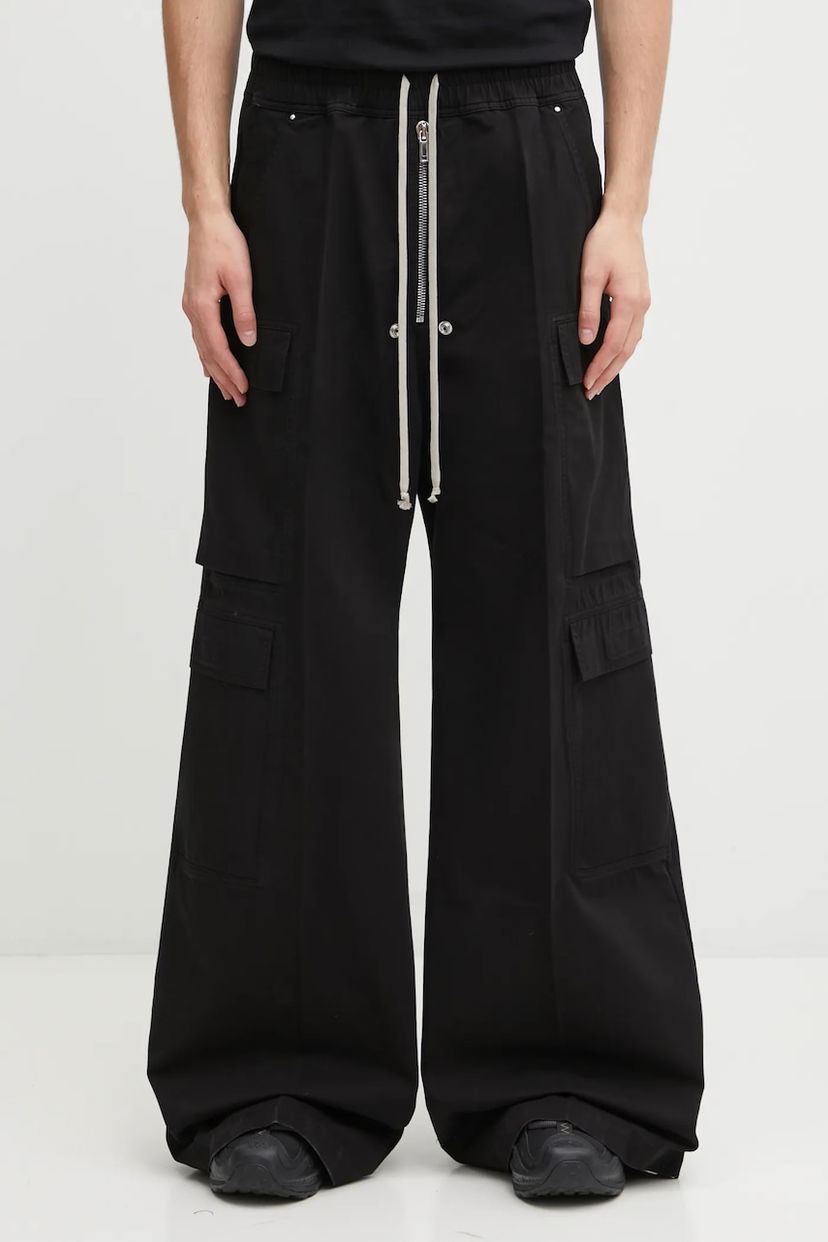 Cargo bukser Rick Owens Rick Owens DRKSHDW Double Cargo Jumbo Belas Cargo Pants Sort | DU02E7398.TW