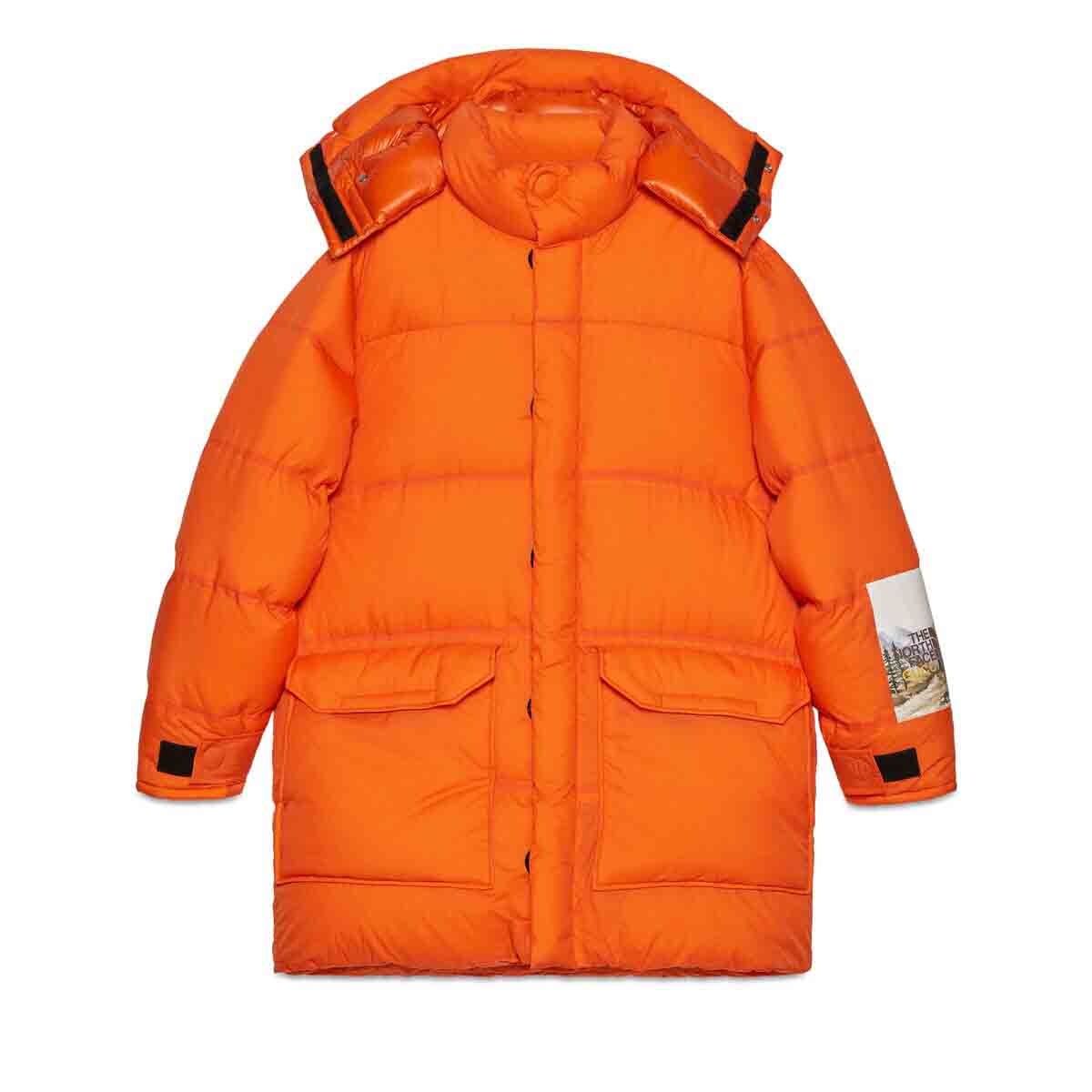 Puffer jakke Gucci The North Face x Down Jacket Orange Orange | 663751 XLWF0 6677, 0