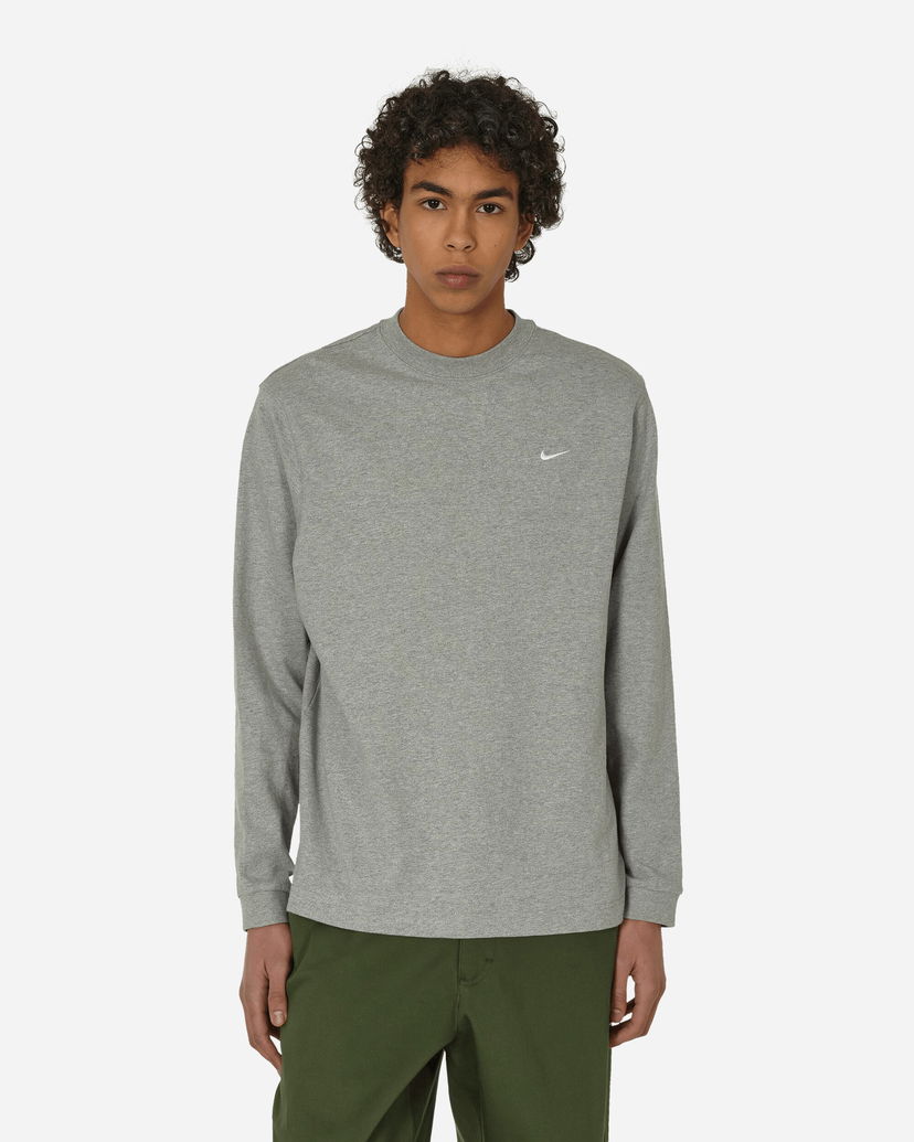 Skjorte Nike Solo Swoosh Longsleeve Grå | DX0884-063
