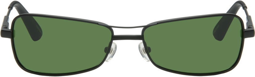 Solbriller Jacquemus Jacquemus 'The Stazione' Sunglasses Sort | JAC118C3SUN