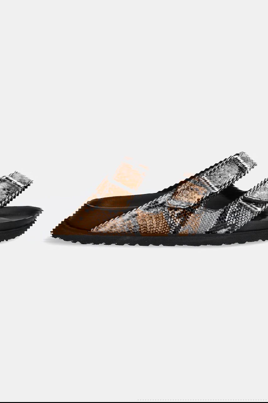 Sneakers og sko Birkenstock Birkenstock 1774 Arizona EXQ LE Double Buckle Slides Brun | 1030003, 1