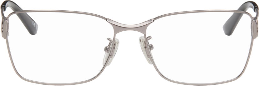Solbriller Balenciaga Metal Square Glasses Metalisk | BB0375OA-002