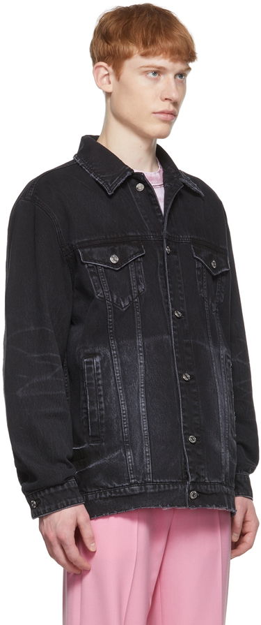 Jakke We11done Denim Jacket Sort | WD-DJ1-22-354-U-WB, 1