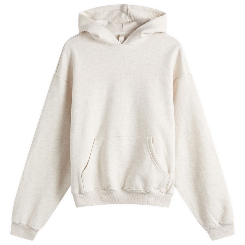 Sweatshirt SKIMS Fleece Pullover Hoodie Beige | TP-PLO-4475-OATHEATHER