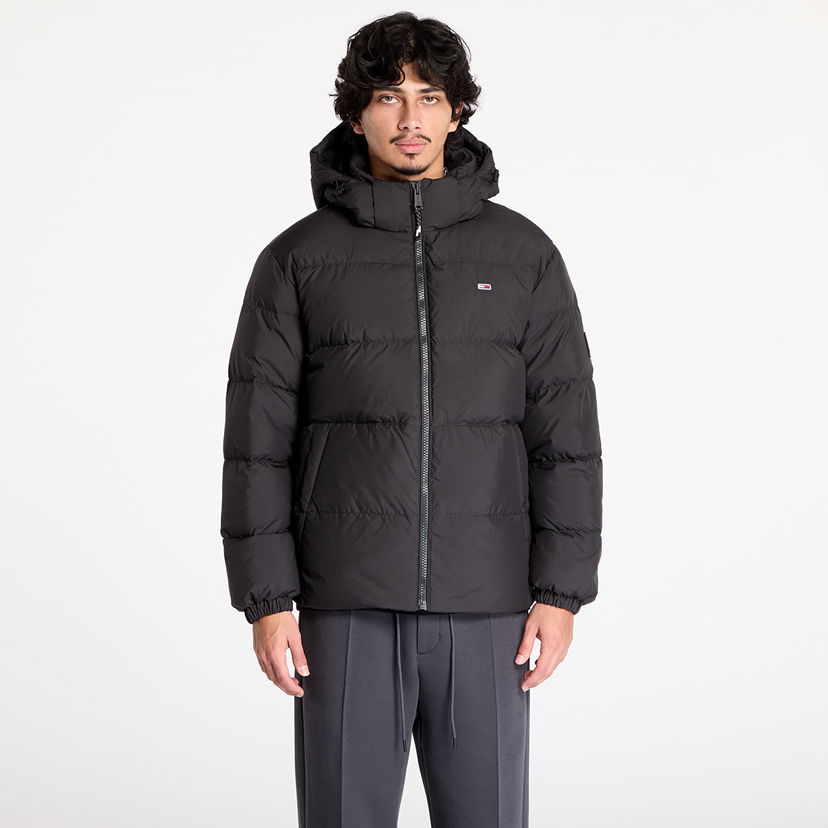 Puffer jakke Tommy Hilfiger Essential Down Jacket Sort | DM0DM19786 BDS