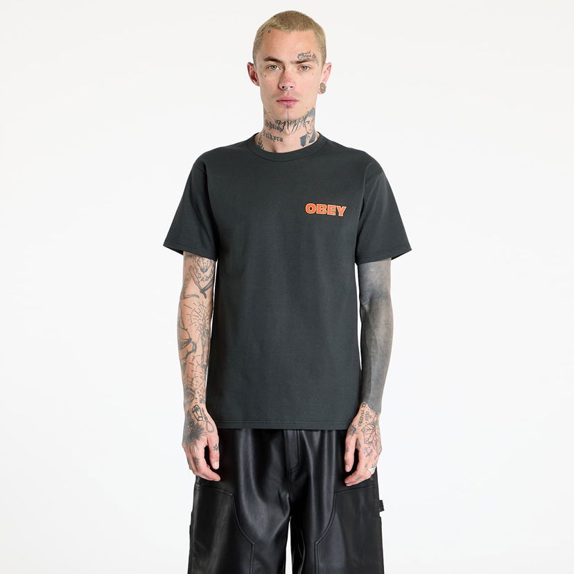 T-shirt OBEY OBEY Star T-Shirt Sort | 165264118