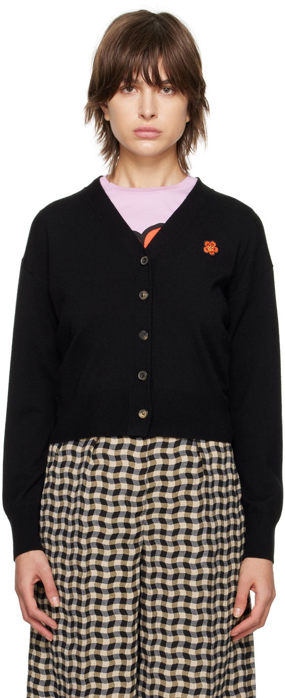 Sweater KENZO Paris Boke Flower Cardigan Sort | FD52CA3833LB, 0
