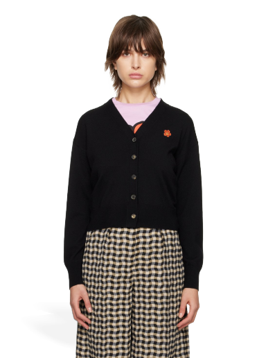 Sweater KENZO Paris Boke Flower Cardigan Sort | FD52CA3833LB