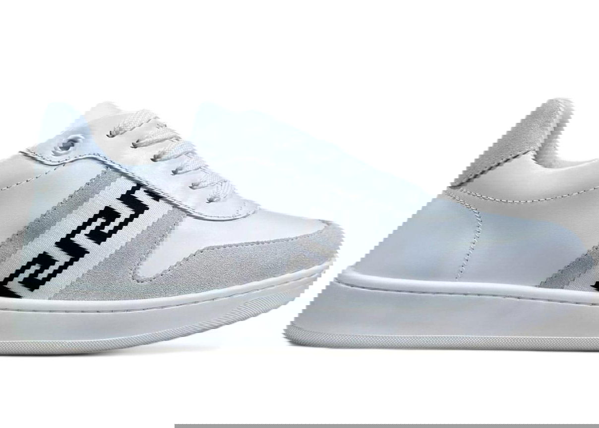 Sneakers og sko Versace La Greca White Black W Hvid | 1012657 1A08931 2W020, 0