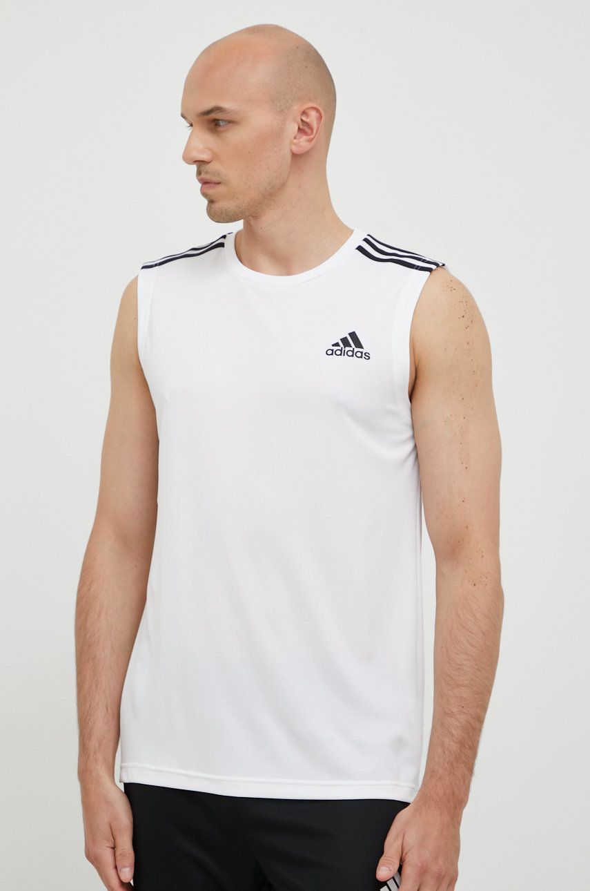 Tanktop adidas Performance adidas Performance Designed To Move Training Tank Top Hvid | GM2158, 0