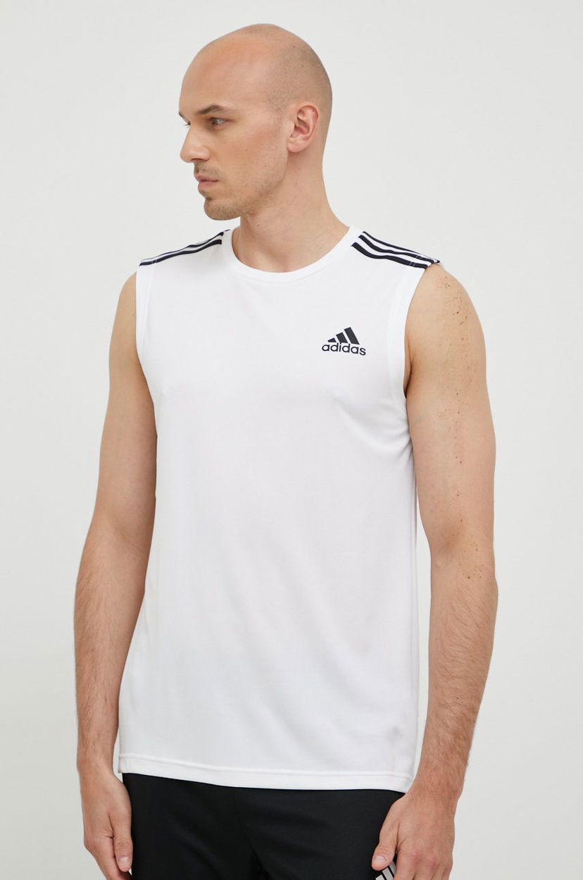 Tanktop adidas Performance adidas Performance Designed To Move Training Tank Top Hvid | GM2158