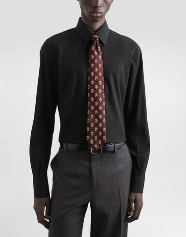 Tilbehør Dolce & Gabbana Dolce & Gabbana Heraldic Shields Jacquard Tie Bourgogne | GT147EG0JSER5232, 1