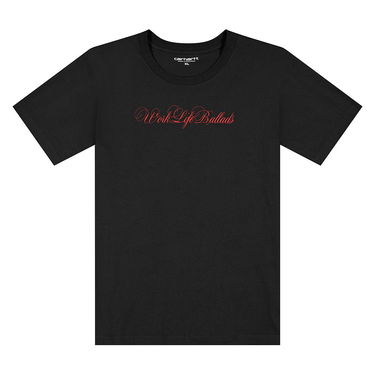 T-shirt Carhartt WIP S/S Work Life Ballads T-Shirt Sort | I032388.1V2XX, 1