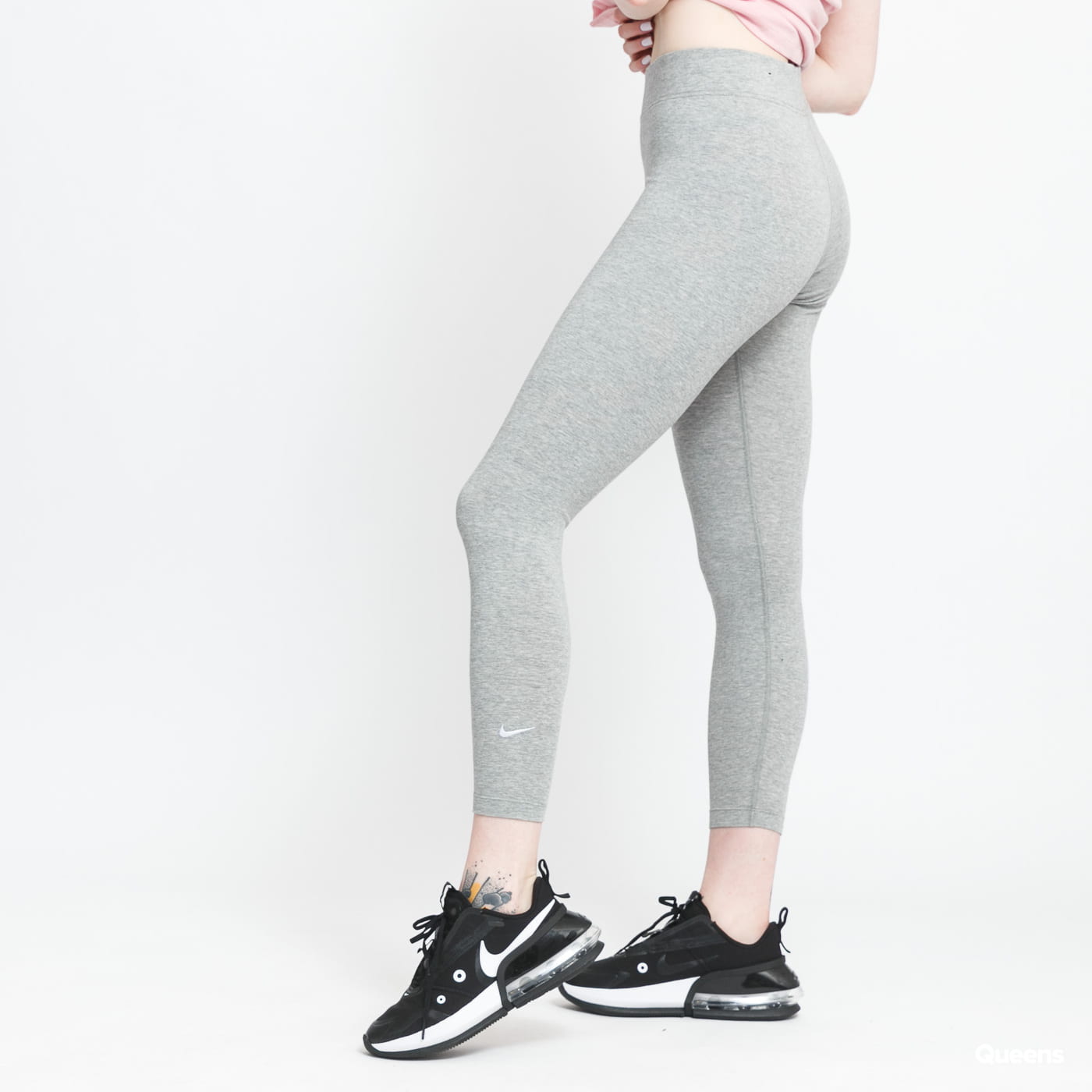Leggings Nike Sportswear Essential  7/8 Mid-Rise Leggings Grå | CZ8532-063, 0