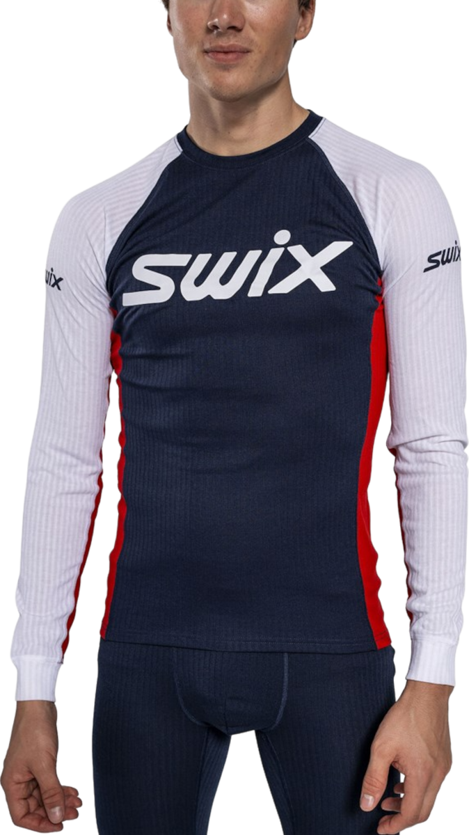 Sokker SWIX RaceX Classic Long Sleeve Shirt Blå | 10115-23-75127