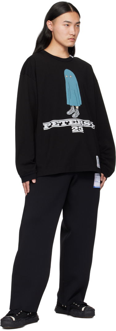 Joggingbukser Maison MIHARA YASUHIRO Maison MIHARA YASUHIRO Milan Rib Easy Sweatpants Sort | I13PT025, 3