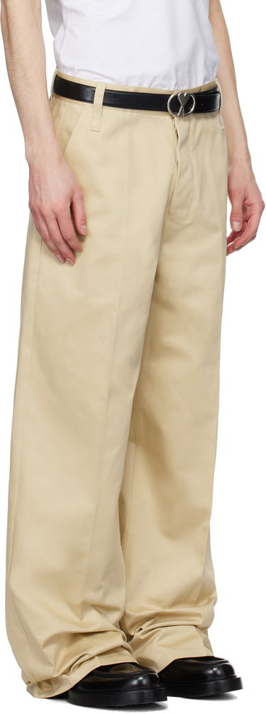 Bukser AMI AMI Paris Baggy Fit Cotton Trousers Mørkeblå | HTR460.CO0103, 4