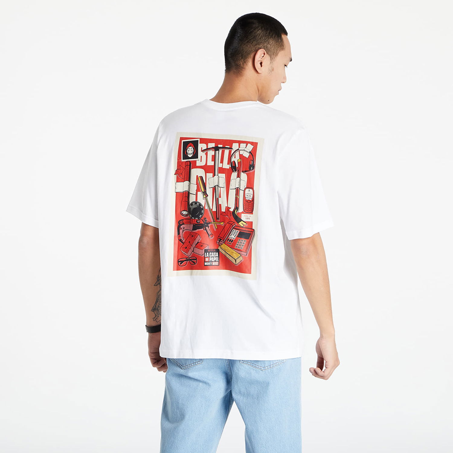 T-shirt Reebok La Casa De Papel x Tee Hvid | HH7094, 1